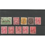 New Zealand pre 1926 stamps on stockcard. 10 stamps. Good condition. We combine postage on