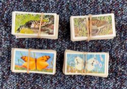 Tea card collection. 222 cards in total some duplication. Subjects include British butterflies, wild