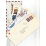 Assorted mail envelopes from around the world. Good condition. We combine postage on multiple.