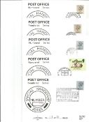 10 Post Office Numbered Series Special Handstamp First Day Covers 1984 Limited Edition. Good