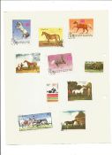 Approximately 500 Worldwide International Stamps On 21 A4 Paper Sheets. Good condition. We combine