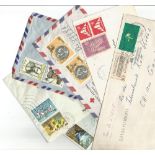 Assorted envelope collection. Mostly from red crescent or red cross societies and stamps. Good. Good