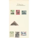 South American stamps on 11 loose album pages. Includes Honduras, Mexico, Nicaragua, Paraguay, Peru.