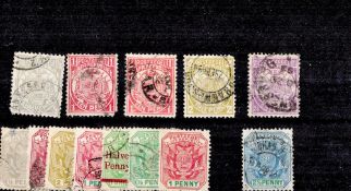 Transvaal 1896 13 Stamps. Good condition. We combine postage on multiple winning lots and can ship
