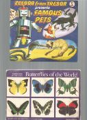 4 x Complete Tea Trade Card Albums - Features Of The World By PG Tips, Famous Pets Presented By