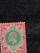 GB Mint Stamp SG314 1/Z On Stockcard. Good condition. We combine postage on multiple winning lots