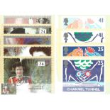 21 PHQ Cards Gilbert and Sullivan, National Trust, Channel Tunnel, Swans, Football Legends, Europa