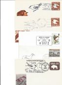 10 x Nature And Animals First Day Covers USA, Germany, Eire And UK Special Postmarks. Good