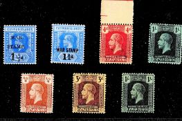 7 Stamps from Cayman Island Most Mint GV On Stockcard. Good condition. We combine postage on