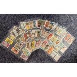 Brooke bond tea cards in pockets. Over 160 cards. Includes adventures and explorers, inventors and