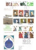10 x First Day Covers including British Polar Explorers, British Birds And Racket Sports. Good