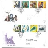 GB FDC collection. 1999. 14 included. Good condition. We combine postage on multiple winning lots.