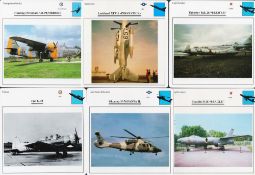 Bundle Of 10 War Plane Collectors Club Cards inc Heavy Bombers And Interceptors. Good condition.