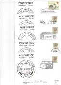11 x 1984 First Day Covers Post Office Numbered Series Special Handstamp Limited Edition. Good