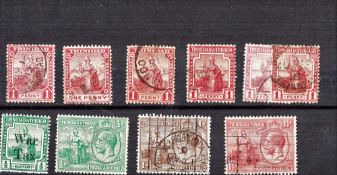 Trinidad , Tobago Pre 1936 9 Stamps. Good condition. We combine postage on multiple winning lots and