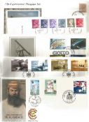 10 x First Day Covers including W. G. Grace, Submarines And Halley's Comet. Good condition. We
