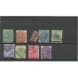 South Australia stamps pre 1904 on stockcard. 9 stamps. Good condition. We combine postage on