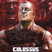 Deadpool 8x10 movie photo signed by actor Stefan Kapicic as Colossus. Good condition. All autographs