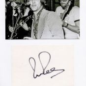 Dave Dee 12x8 overall signature piece includes signed album page and black and white photo both.