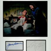 Kathy Bates and James Caan 14x13 overall Misery mounted signature piece includes two signed album