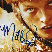 Milla Jovovich signed 7x5 colour photo. American actress, supermodel, and singer. Her starring roles