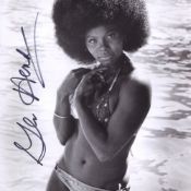 007 James Bond actress Gloria Hendry signed Live and Let Die movie photo. Good condition. All