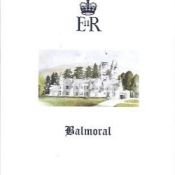 Royal official Balmoral Shooting Record of Game Shooting Card dated Saturday 23rd January 2015