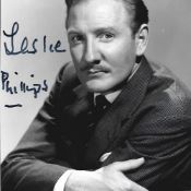 Leslie Phillips signed 8x6 black and white photo. Leslie Samuel Phillips CBE (born 20 April 1924) is