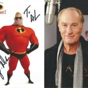 Craig T Nelson signed 10x8 Incredibles 2 promo colour photo dedicated. Good condition. All