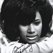 Brenda Holloway signed 12x8 vintage black and white photo. Brenda Holloway (born June 26, 1946) is