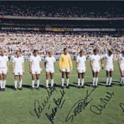 Autographed ENGLAND 16 x 12 photo - Col, depicting a wonderful image showing England players
