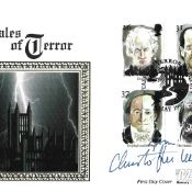Christopher Lee signed Tales of Terror FDC PM Tales of Terror Whitby May 1997. Sir Christopher Frank