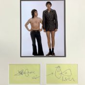 Peter Cook, 1937-2005, And Dudley Moore, 1935-2002, Comedy Act 16x19 Mounted Album Pages Signed By