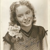 Janet Leigh signed 10x8 vintage sepia photo. Janet Leigh (born Jeanette Helen Morrison; July 6, 1927