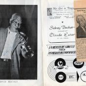 Sidney Bechet, 1897-1959, Jazz Legend Signed 1955 Programme. Good condition. All autographs come