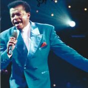 Little Anthony signed 12x8 colour photo. Little Anthony and the Imperials is an American rhythm