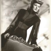 Eleanor Parker signed 10x8 black and white vintage promo photo. Eleanor Jean Parker (June 26, 1922 -