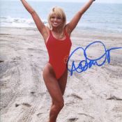 Baywatch 8x10 photo signed by the sexy actress Donna D'Errico. Good condition. All autographs come
