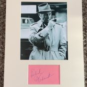 Richard Widmark 16x12 approx mounted signature piece includes signed album page and a fantastic