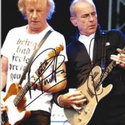 Rick Parfitt and Francis Rossi signed Status Quo 10x8 colour photo. Status Quo are an English rock