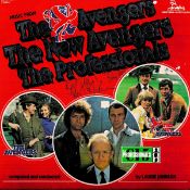 The Avengers ,The New Avengers multi signed record cover sleeve signatures include Patrick McNee,