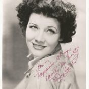 Penny Singleton signed 10x8 black and white vintage photo. Penny Singleton (born Mariana Dorothy
