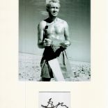 John Mills 16x12 overall Ice Cold in Alex mounted signature piece includes signed album page and