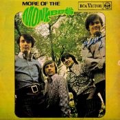 The Monkees Lp Record More Of The Monkees Signed On The Cover By Davy Jones (1945-2012) and Micky