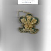 Royal Highgrove Crest limited edition Christmas decoration. This hand embroidered luxury