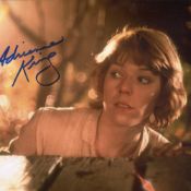 Friday the 13th Horror movie photo signed by actress Adrienne King. Rare. Good condition. All