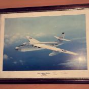 Brian Trubshaw signed 18x13 mounted and framed colour print titled The Forgotten V Bomber by the.