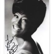 Kim Weston signed 12x8 black and white vintage Motown photo. Kim Weston (born December 20, 1939)