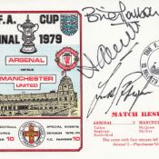 Autographed ARSENAL 1979 Commemorative Cover, issued by Dawn Covers for the 1979 FA Cup Final,