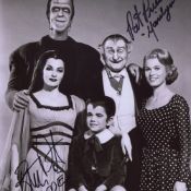 The Munsters 8x10 photo signed by Butch Patrick (Eddie Munster) and Pat Priest (Marylin Munster).